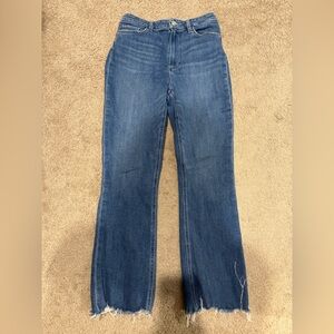 PAIGE Dark Blue Flare Jeans